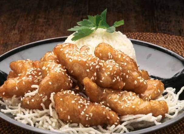 Honey Chicken with Rice蜜糖鸡饭